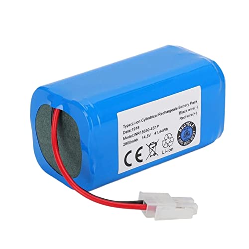 Batería de Litio de 14,8 V, 2600mah, 3500mah, Compatible con 14,4 v, ILIFE A4, A4s, V7, A6, V7s Plus, Robot Aspirador, ILife 4S1P, Capacidad Total (Color : 3200mAh)