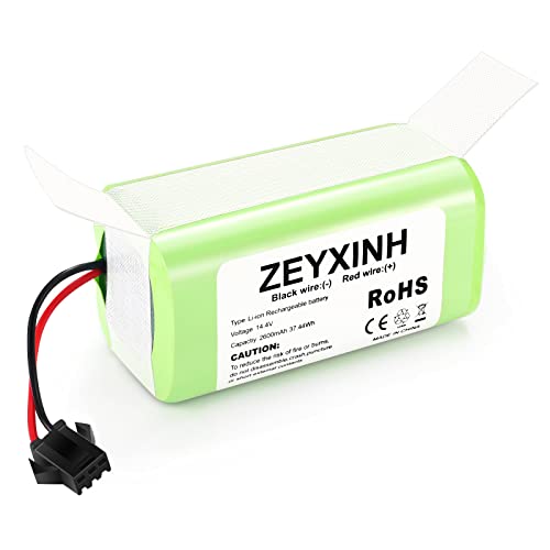 ZEYXINH 14.4V 2600mAh Li-Ion Batería de Repuesto para Conga 990 950 1090 1790 1990, Eufy RoboVac 11 11S 11SMAX 12 15C 15CMAX 15T 30 30C 30 MAX 35C Ecovacs Deebot N79 N79S DN622 IKHOS S14 S15