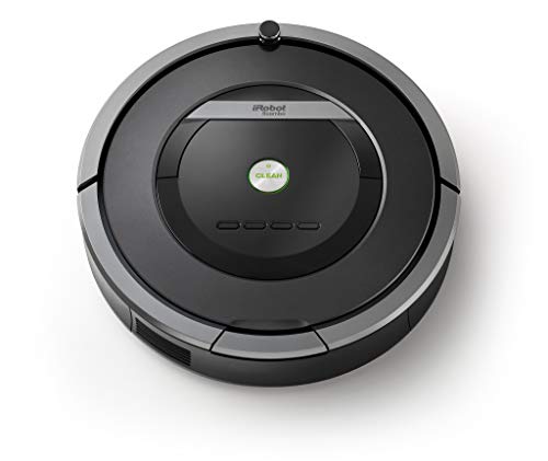 Robot Aspirador IRobot Roomba 871 - Robot Aspirador, Sistema de Limpieza Antienredos, Sensores de Suciedad Dirt Detect, Todo Tipo de Suelos, Óptimo para el Pelo de Mascotas, Programable, Gris