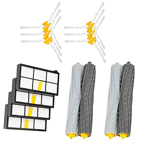 energup Accesorios Filtro de Repuesto para IRobot Roomba 800 900 Series 805 850 860 880 886 890 891 895 896 960 980 Repuestos Cepillo para aspiradora