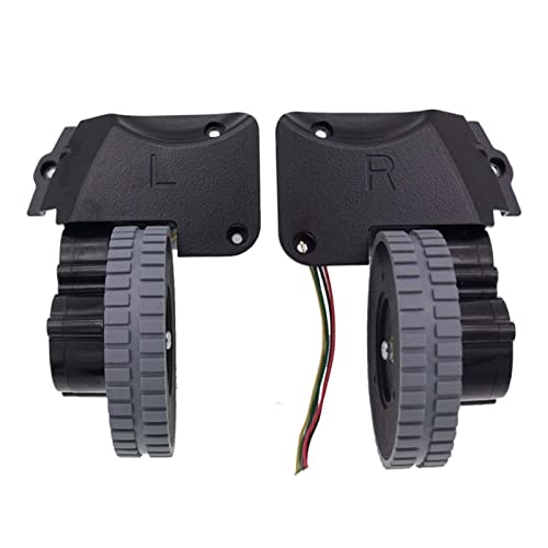 HIDIZ Rueda Robot Aspirador Piezas Accesorios 。 Compatible con ilife A4 A4s A40 A8 T4 X430 X432 X431 Robot Aspirador Ruedas Motores (Color : 2pcs)