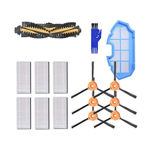 MAXDIRECT Kit de Recambios de Accesorios para Aspiradora Robot Cecotec Conga Excellence 990 - Cepillo Lateral, Cepillo Central, Filtro HEPA, Filtro Esponja - Pack de 21 PCS