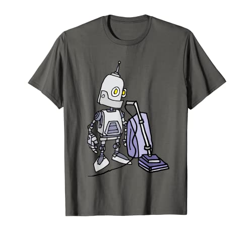 SmileteesAll - Robot divertido con aspiradora Camiseta