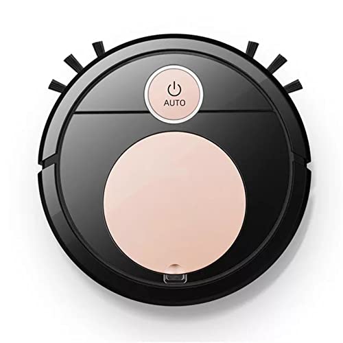 DieffematicJQX Robot Aspirador Vacuum Cleaner 3-In-1 Smart Home Intelligent Sweeping Robot Voice Remote Automatically Clean (Color : Gold)