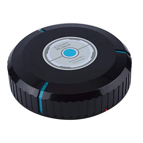 MZXUN Home Auto Cleaner Robot Microfibra Smart Robotic Mop Suelo Frienders Cleaner Sweeper Aspiradora: Negro