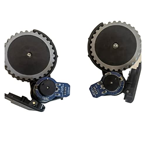 MUGOZU Accesorios de Robot Aspirador Motores de Rueda Izquierda y Derecha, Conjunto de Motor de Rueda, Compatible con barredora Conga Cecotec 1590 (Color : Left and Right Wheel)