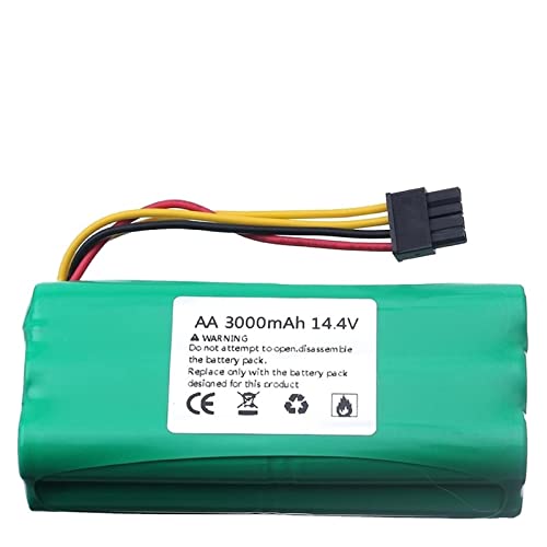 Batería Recargable AA de 14,4 V Ni-MH 3000mAh Compatible con Ecovacs Deebot Deepoo X600 ZN605 ZN606 ZN609 Robot Aspirador