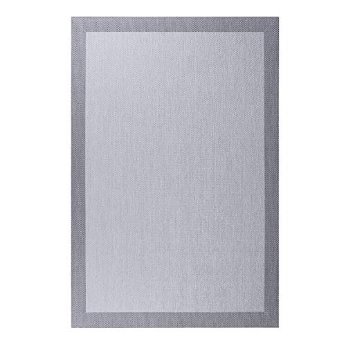 STORESDECO - Alfombra Vinílica Deblon Exterior e Interior, Alfombra de PVC Antideslizante y Resistente, Ideal para Terrazas, Salón, Pasillo, Cocina, Baño… | Color Gris Claro, 200 cm x 290 cm