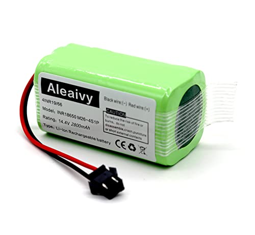 14.4V 2800mAh Li-Ion Rechargeable Replacement Battery Compatible with Ecovacs Deebot N79S, N79, DN622, Eufy RoboVac 11, 11S, RoboVac 30, 30C, RoboVac 15C, 12, Amarey A800