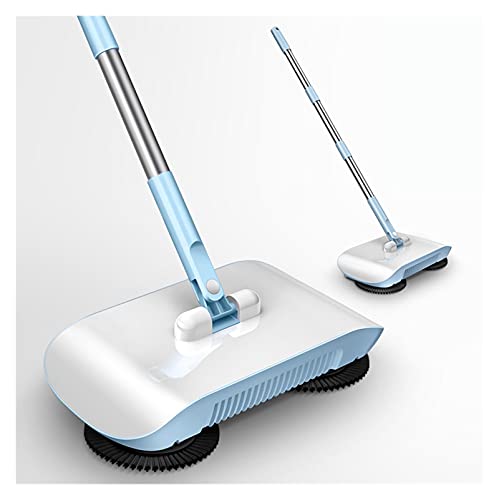 RPSSAT Aspiradora Broom Robot Aspirador Casero de vacío Hogar Cocina Sweeper Mop Sweeping Machine Alfombra Hogar para árboles de Hoja Ancha y alfombras (Color : Blue Within 6 Pads)