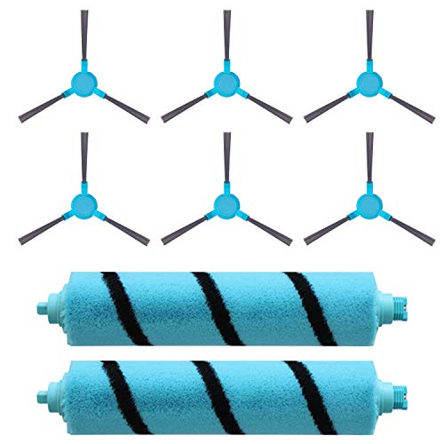 MIRTUX Repuestos compatibles Conga 4090, 4690 y 5090. Kit de Accesorios de Recambio para Robots aspiradora Conga con Kit de Cepillo Lateral y Rodillo Central
