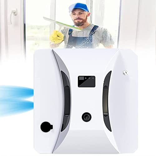 JIADUOFU Robot Limpiacristales Automático, Aspirador Robot De Limpieza De Ventanas, Hogar Robótica Limpieza Vidrio, Control Remoto Inteligente, Adecuado Espejo Vidrio,110V