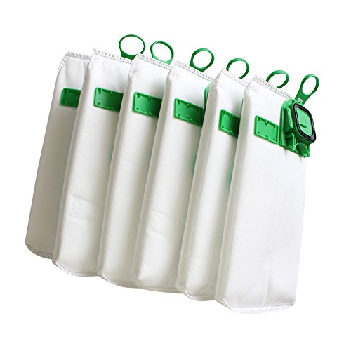 YanBan - Bolsas con filtro de polvo FP140 Bo Rate para aspiradoras Vorwerk Kobold VK140 y VK150 (6 unidades)