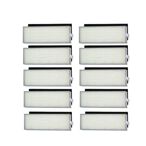 WuYan 10 esponjas + 10 filtros para robot de limpieza ILIFE de repuesto para aspiradoras Chuwi Ilife A4 A4S A6 Robot Filtro Hepa