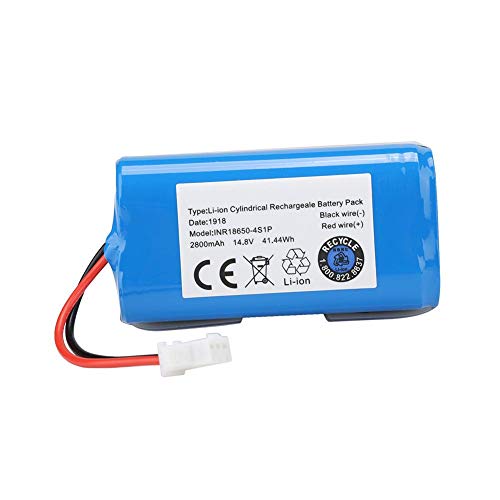 Batería Recargable de vacío inalámbrico Batería Recargable Ion de Litio 14.8 V 2800 mAh Reemplazo para el Robot Aspirador Ecovacs N79S para ILIFE A4 A4S A6 V7