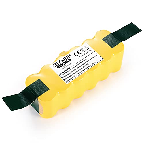 ZEYXINH 3000mAh 14.4V Ni-Mh Aspiradora Batería para iRobot Roomba R3 500 600 700 800 Series 500 510 520 531 532 535 540 550 552 560 570 580 595 620 650 660 700 720 750 760 770 780 790 800 850 870 880