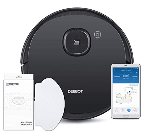 ECOVACS DEEBOT OZMO 950 Care, Robot Aspirador 2 en 1 con función de Limpieza y navegación Inteligente, Google Home, Control de Alexa y aplicación y toallitas limpiadoras [en exclusiva en Amazon]