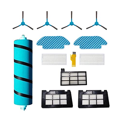 Kit de accesorios MIKONG para Cecotec Conga 4690 Ultra 6090 Ultra 7090 IA 4090 4490 5090 5490 Piezas de repuesto para robot aspirador 12 paquetes de cepillo principal, filtro y cepillo lateral