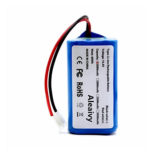 Batería de Iones de Litio de 14,8 V, 2600mAh, 3500mAh, Compatible con Robot Aspirador Xiaomi G1, mopa Esencial MJSTG1, Accesorios for Robot Aspirador (Color : 2600mAh)