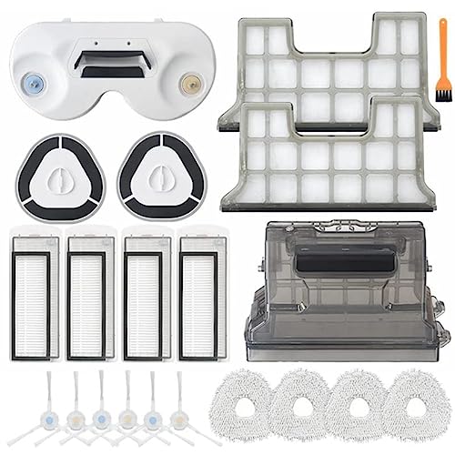 Piezas Kit de accesorios de 21 Uds for Narwal T10 J1 J2, filtro de aspiradora Robot, paño de mopa, módulo de barrido y mopa, caja de polvo Fáciles de usar