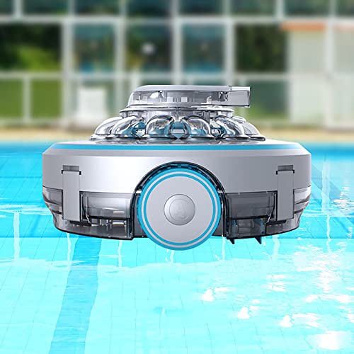 Limpiador Robótico Automático Inteligente Para Piscinas, Aspiradora Automática Para Piscinas Con Batería Recargable, Cartuchos De Filtro Fáciles De Limpiar, Inalámbrico, Para Piscinas Sobre El Suelo