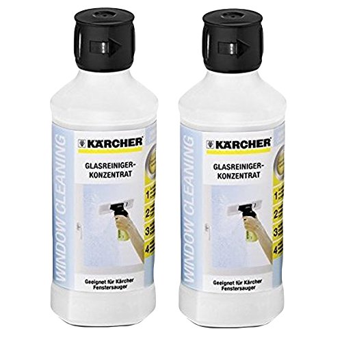 Karcher RM500 - Concentrado de limpieza de vidrio para ventana, 500 ml (paquete de 2)