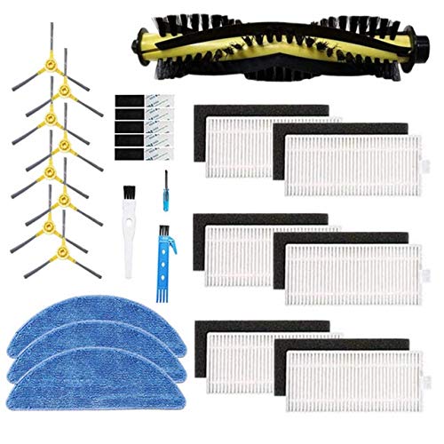 HNTYY Accesorios Kit Fit para IKOHS NetBot S15 Robot Robot Filtro de aspiradora Pincel de aspiradora Piezas de Repuesto Piezas de aspiradora (Color : A)