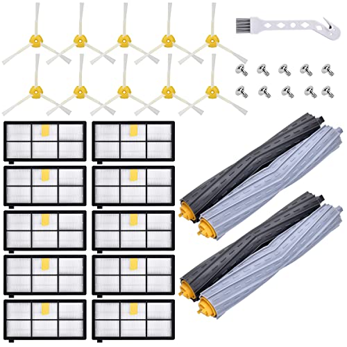 Rebirthcare Kit de Accesorios para iRobot Roomba Serie 800 805 850 860 865 866 870 871 880 886 890 891 895 896 900 960 965 966 980