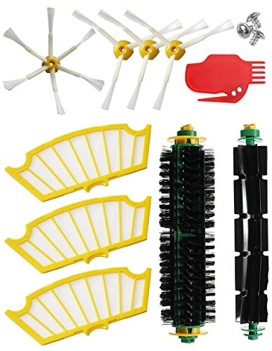 MIRTUX Kit de recambios compatibles con Roomba serie 500 505 521 510 530 531 532 534 535 545 550 555 560 562 564 570 570 571 575 580 581 585 595.10 piezas compatibles