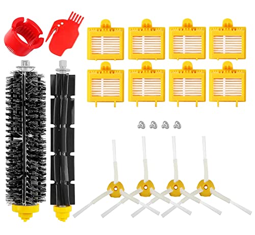 Repuesto de Accesorios Kit Compatible para Aspiradora iRobot Roomba Serie 700 720 750 760 765 770 772 772e 774 775 776 776p 780 782 782e 785 786 786p 790