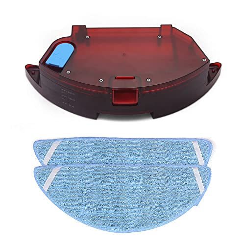 L/c 2 trapeador lavable + 1 juego de accesorios para depósito de agua para aspirador robot, para piezas de repuesto Lefant m571/t700