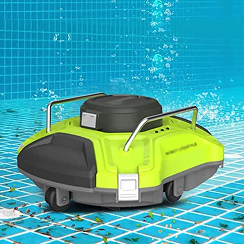 PARCJ Aspirador Automático para Piscinas sobre El Suelo Y Piscinas Enterradas, Robot Limpiador De Piscinas, Soporte De Estacionamiento Automático, 90 Minutos De Tiempo De Ejecución