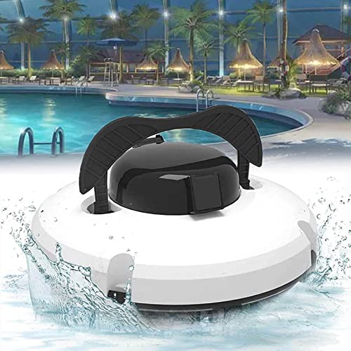 PARCJ Robot Limpiador De Piscinas, Aspirador Automático para Piscinas sobre El Suelo Y Piscinas Enterradas, con Asa Superior, Succión Potente Que Dura 120 Minutos,Green