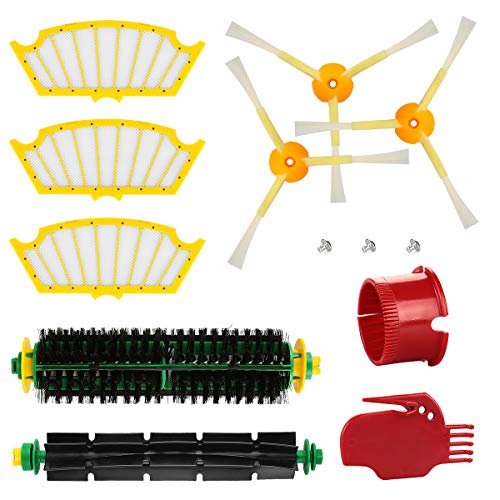 energup Kit de Repuestos para Roomba Serie 500 505 520 510 530 531 535 545 550 552 575 580 595 Accesorios de Aspiradora