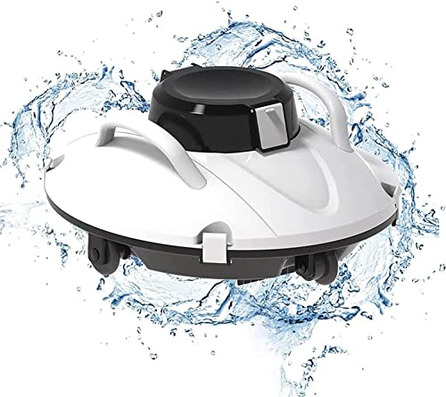 HACSYP Robot Piscina Aspirador de Piscina, Limpiador automático inalámbrico, Aspirador robótico de Piscina, Potente batería Recargable de succión, for Piscinas sobre el Suelo