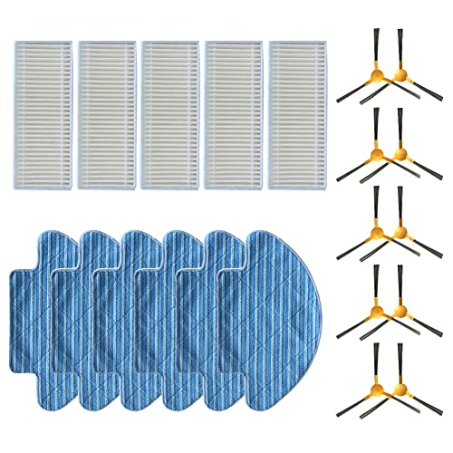 Accesorios de repuesto para IKOHS Netbot S12 Robot aspirador Mopa, incluye filtros Hepa Mops Cepillos