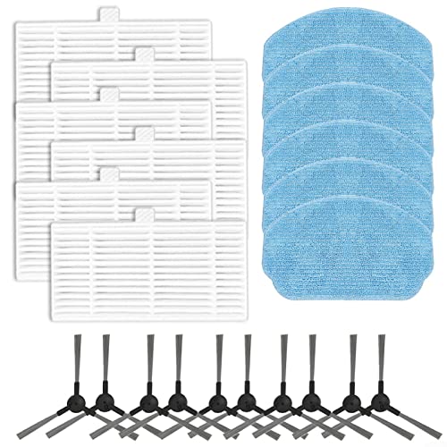 HEIBTENY Cepillo de filtro para mopa MAMNV BR150/BR151 2 en 1 robot aspirador Partes