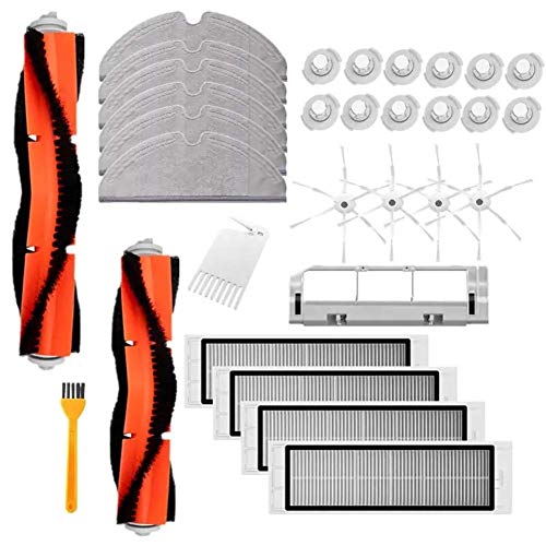 XiaoDong1 Kit de accesorios para aspiradora Roborock Roborock, kit de accesorios de limpieza, 31 unidades, capacidad de limpieza eficiente (color: naranja, tamaño: talla única)