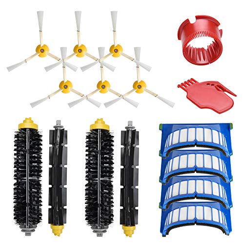 WEYO Kit de accesorios de repuesto para iRobot Roomba 600 Serie, recambios de repuesto para 600 605 610 615 616 620 625 630 631 632 639 650 651 660 670 671 680 681 698 Robot aspirador 6 piezas