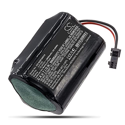 Batería de repuesto de 2600 mAh/28.08 Wh, compatible con Ecovacs D36A, D36B,DA60, DA611, DB35, Deebot Slim 1, Deebot Slim 10, Deebot Slim 2, TCR36000000 Aspiradora Batería de vacío robótica