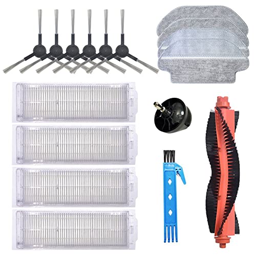 BSDY YQWRFEWYT Kit di accessori per XM200023 Mi Robot Vacuum Mop Pro 26200 26199 Proscenic M6 Pro Viomi V2 Pro V3 SE Filtro HEPA spazzola Laterale panno