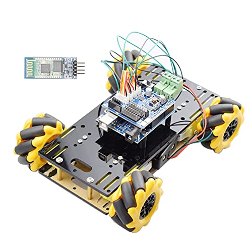 SFUO Kit de chasis de Doble chasis de chasis con Motor de chasis con Motor TT Fit para Arduino Raspberry Pi más Barato DIY Stem Piezas de Juguete ( Color : BT Robot Car )