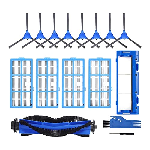 ZUMLED Kit de Piezas de Repuesto de 16 Uds. Compatible con el Kit de Accesorios for aspiradora Robot Bagotte BG600