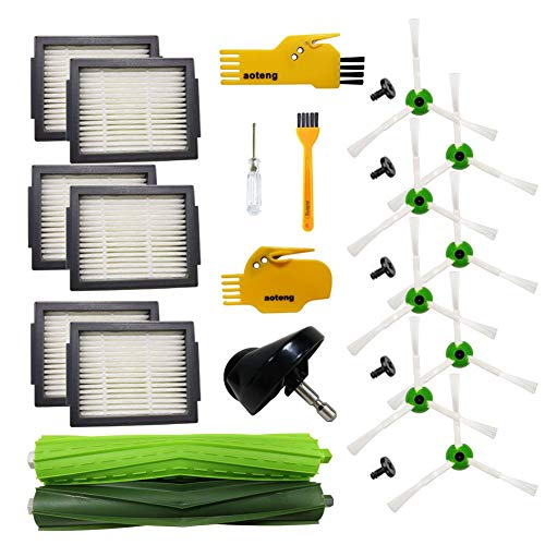 Kit de accesorios para iRobot Roomba i7 i7 + E5 E6 E7 Robot Aspirador Piezas de repuesto