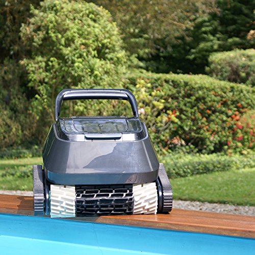 Robot limpiador de piscina automático 8streme 7310 Black Pearl para fondo y paredes