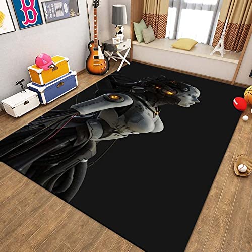 Robot 3D Visual Carpet, Alfombra De La Sala De Estar, Alfombra del Dormitorio M3S4811 140X200Cm