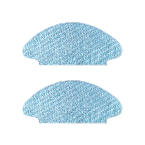 Fregonas HEPA con filtro de cepillo lateral compatibles con aspiradora robótica Tefal Rowenta Explorer 20 40 50 RG7687/RR7687WH Force Sweep X3 (Color : 2 Mops, Size : .)