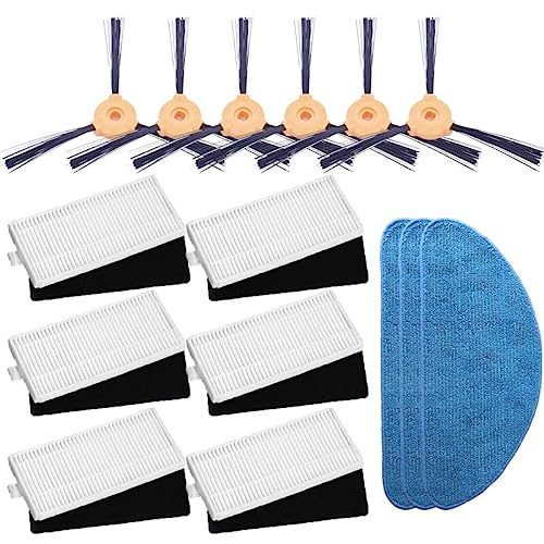 YMJR Piezas de Repuesto for Ecovacs Deebot 605 Robot Aspirador Cimpilador Principal Pincel Principal Filtro de Filtro Hepa Side Mops Kit de Accesorios Clean Herramientas (Color : Set 1)