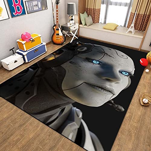 Robot 3D Visual Carpet, Alfombra De La Sala De Estar, Alfombra del Dormitorio M3S4838 140X200Cm