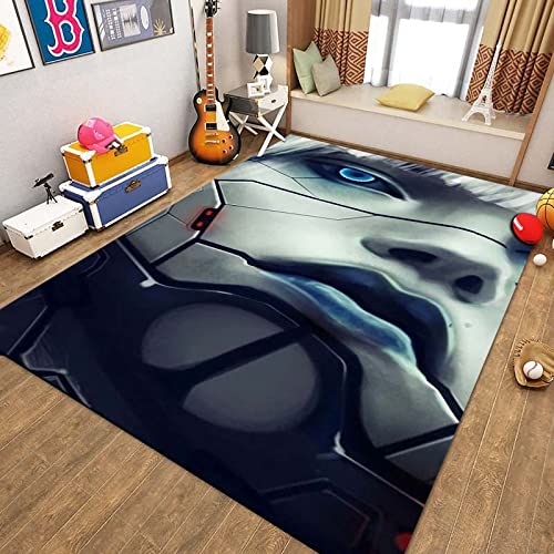 Robot 3D Visual Carpet, Alfombra De La Sala De Estar, Alfombra del Dormitorio M3S4844 120X160Cm